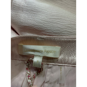 LoveShackFancy Silk Macchiato Perdita Shorts Size 2