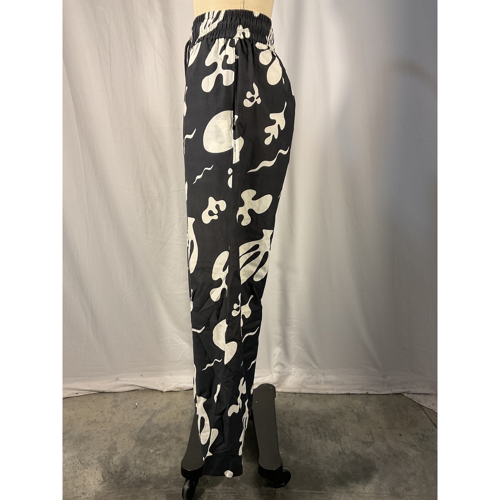 Frame 'Drawstring' Black Lounge Pants Size S