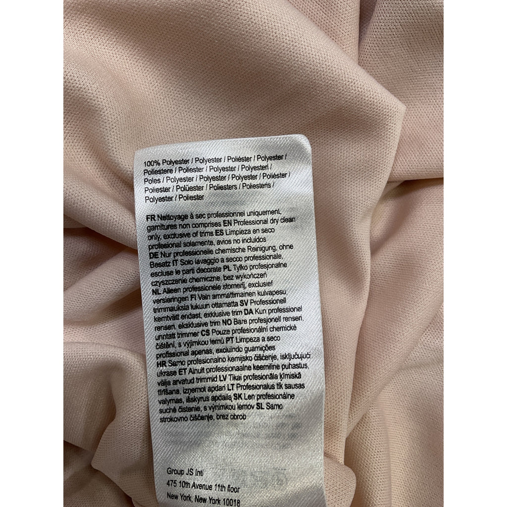 Halston 'Alesandra' Gold Polyester Dress Size 4