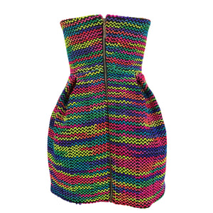 Bronx And Banco Vibrant Multicolor Maraya Knit Mini Dress Size 2