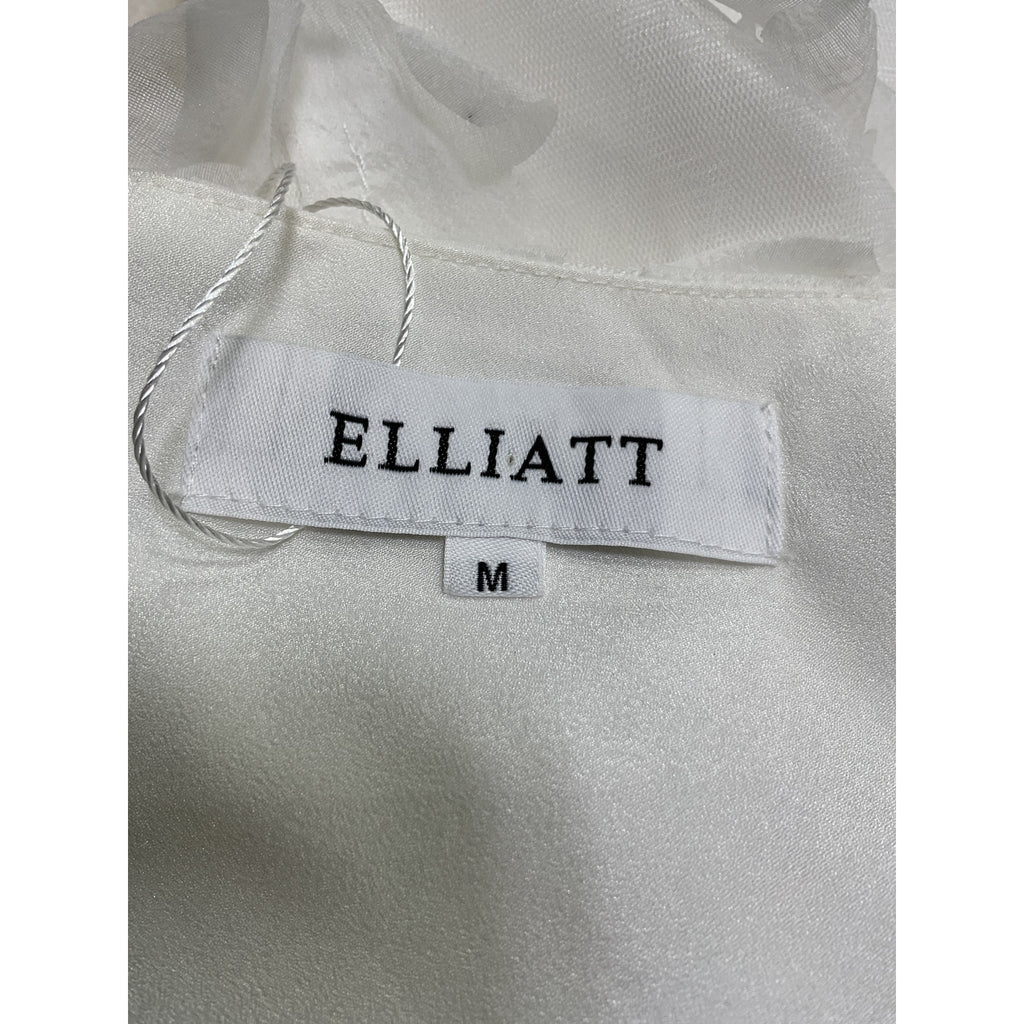 Elliatt 'Marcia' White Mesh Gown Size M
