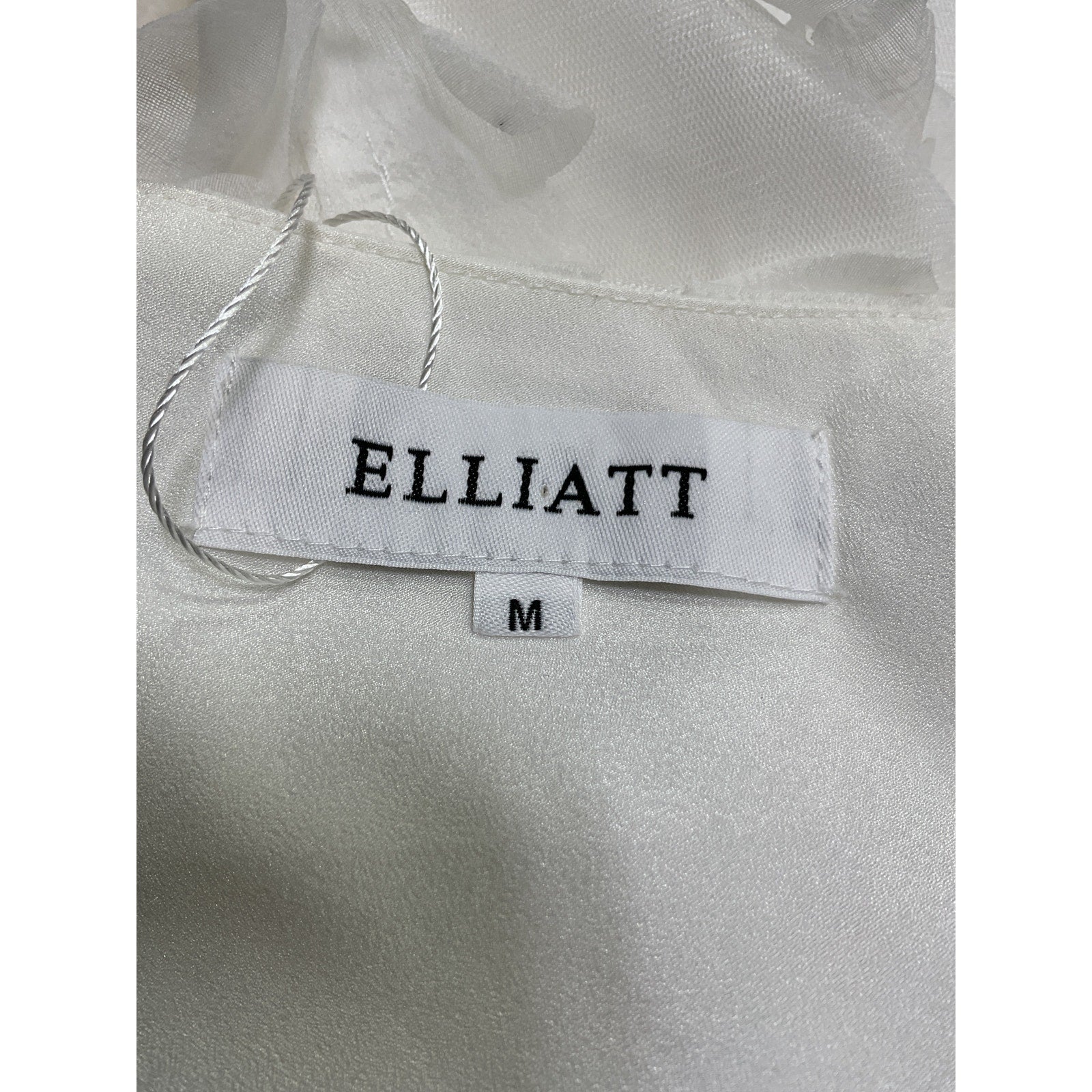 Elliatt 'Marcia' White Mesh Gown Size M