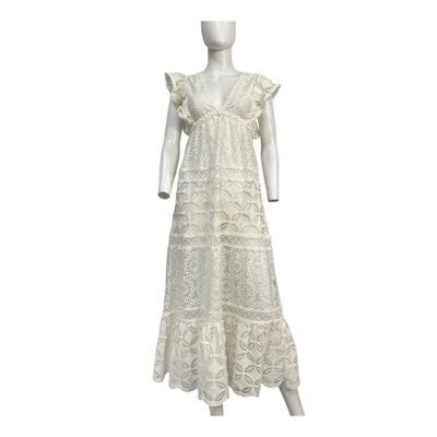 Waimari Lace Cream Nicole Dress Size S
