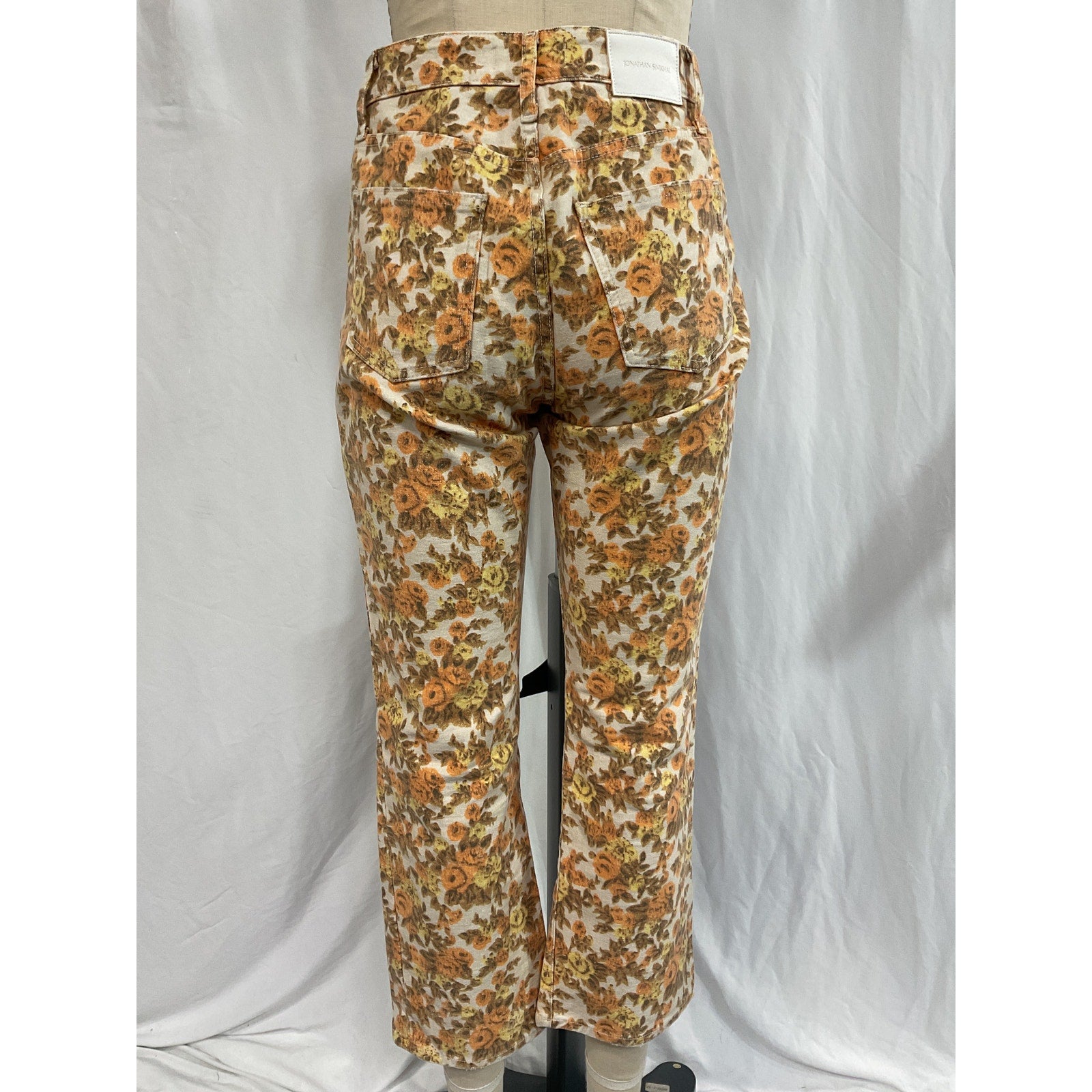 Simkhai 'Tj' Yellow High Rise Twill Pant Size 27