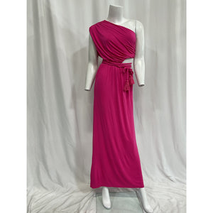 House Of Harlow 1960 'Lera' One Shoulder Pink Dress Size S