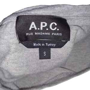 A.P.C. Classic Gray Jimmy T-Shirt Size S