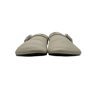 Rag & Bone 'Ansley' Cream Suede Buckle Strap Mule Size 9