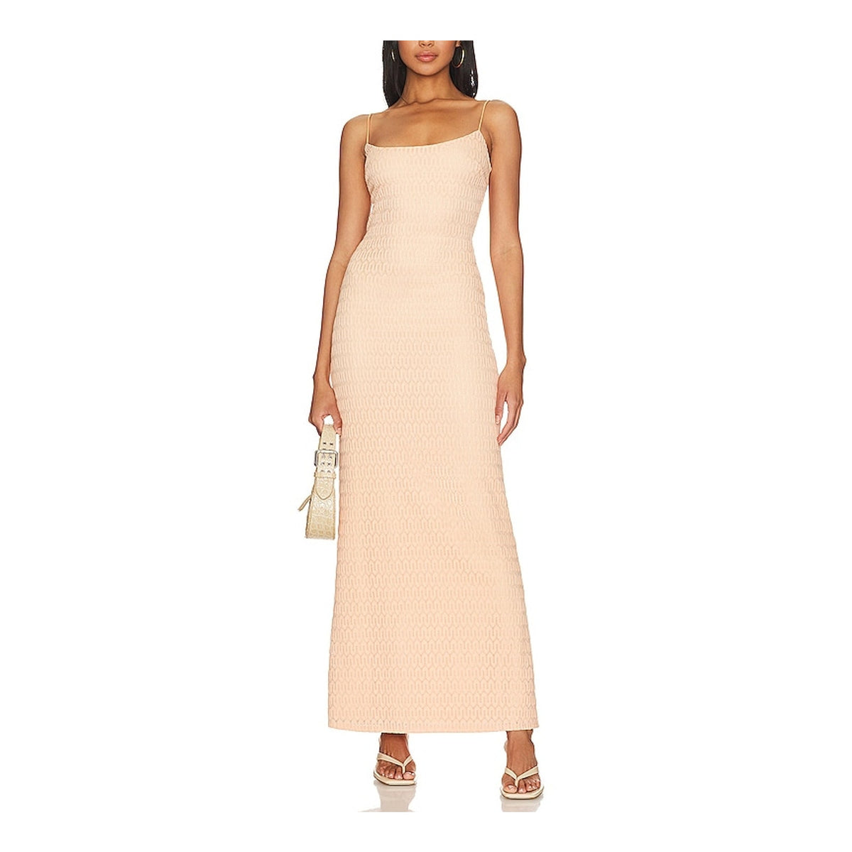 House Of Harlow 1960 X Revolve 'Nieto' Orange Cotton Maxi Dress Size M