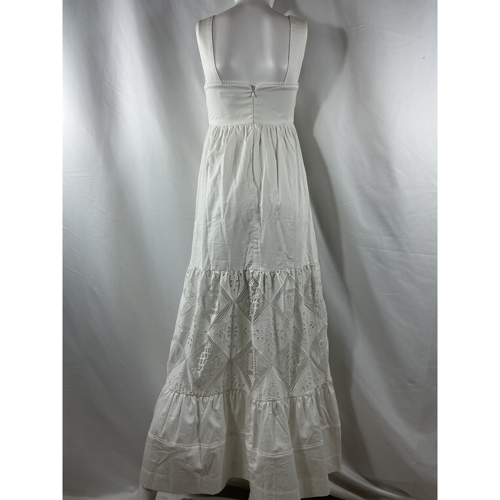 Shona Joy 'Lori' Ivory Patch Pocket Maxi Dress Size 2