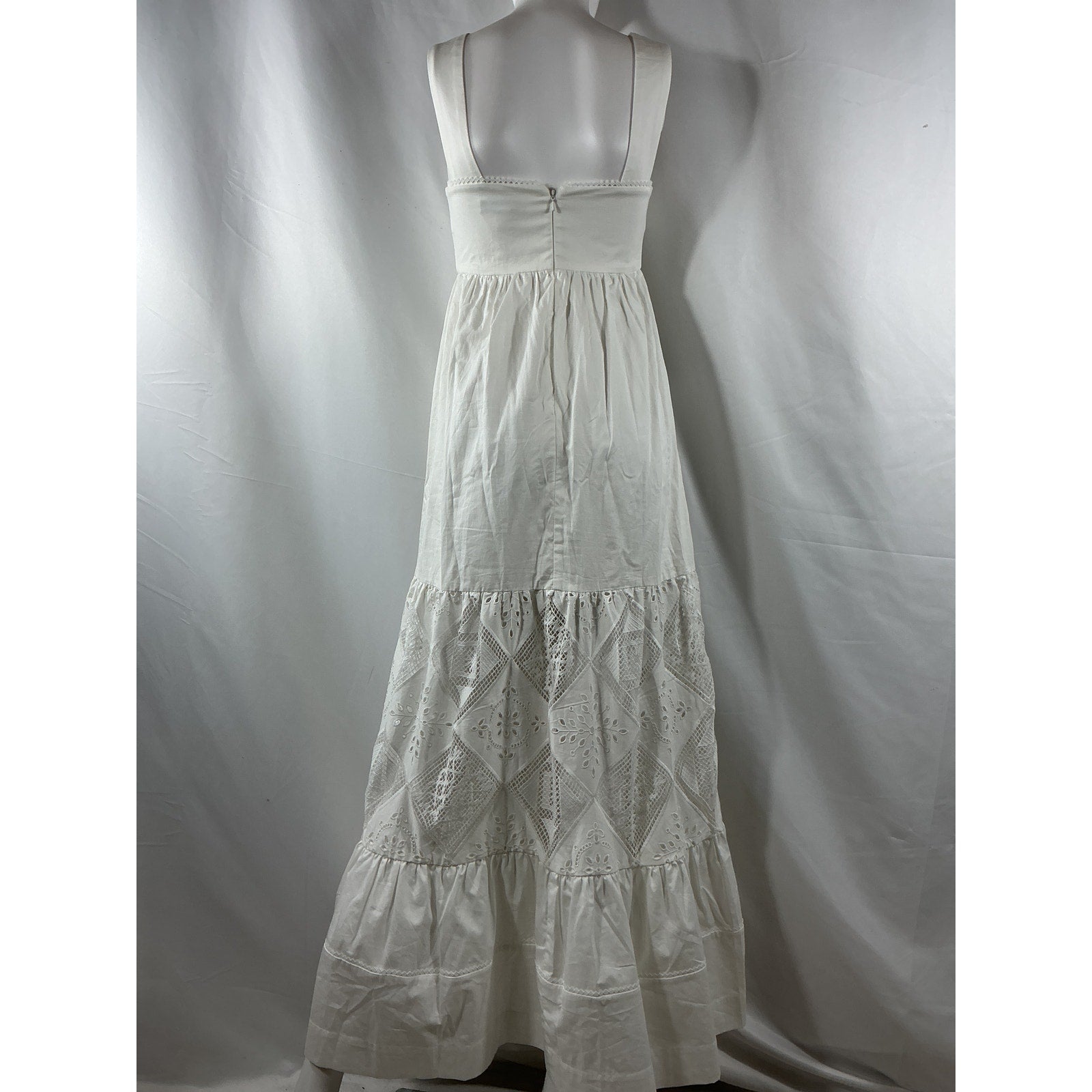 Shona Joy 'Lori' Ivory Patch Pocket Maxi Dress Size 2