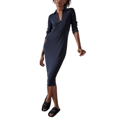 James Perse Stretch Blue Polo Dress Size 0