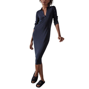 James Perse Stretch Blue Polo Dress Size 0