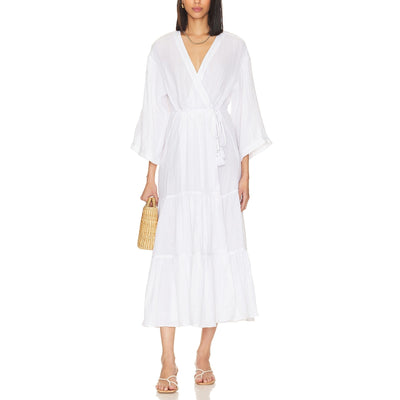 Cinq à Sept Tiered White Torey Dress Size XS / S