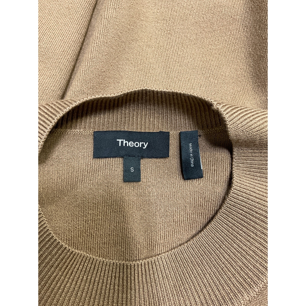 Theory 'Karenia' Brown Cashmere Sweater Size S