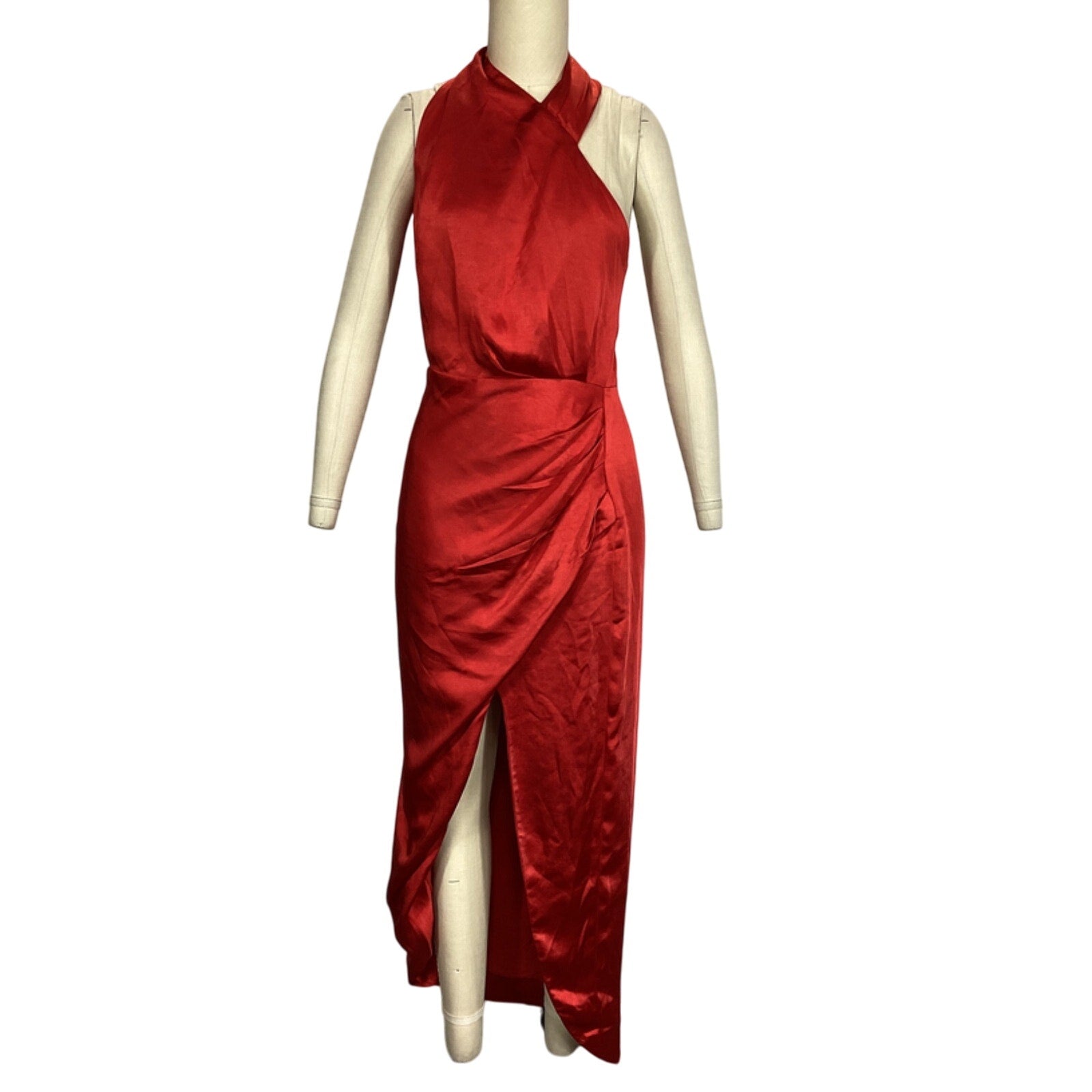 Elliatt 'Noa' Red Viscose Blend Dress Size M