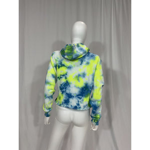 Aviator Nation 'Tie-Dye' Green Hoodie Size S