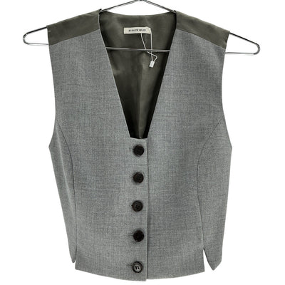 By Malene Birger Tailored Gray Bettas Vest Size EU 34