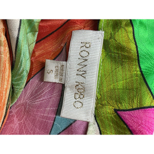 Ronny Kobo Floral Multi Omilia Top Size S