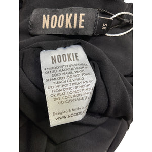 Nookie Sleek Black Charlize Midi Dress Size XS