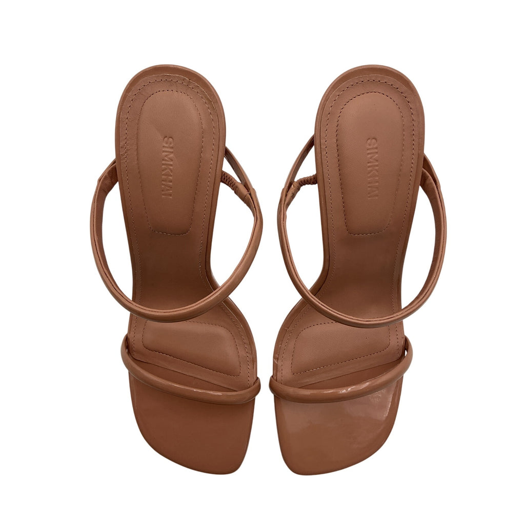 Simkhai 'Siren' Pink Patent Leather Sandals Size 9