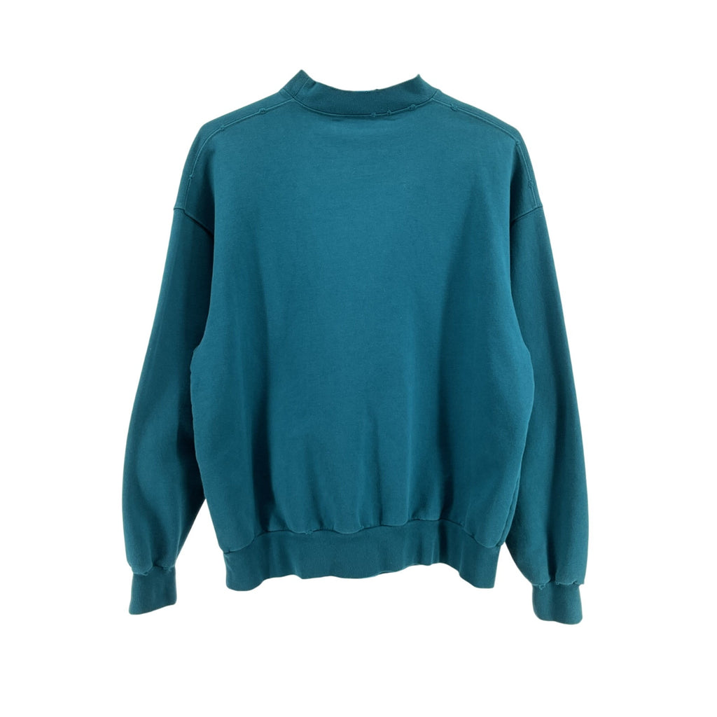 Balenciaga Regular Blue Cotton Crewneck Sweatshirt Size XXS