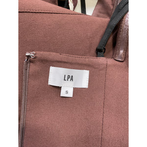 Lpa 'Kenley' Brown Bengaline Top Size S