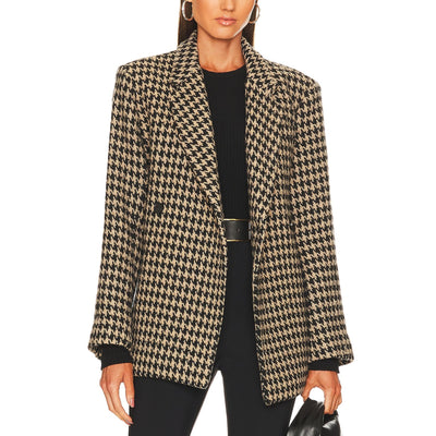 Anine Bing 'Kaia' Brown Acrylic Blazer Size XS