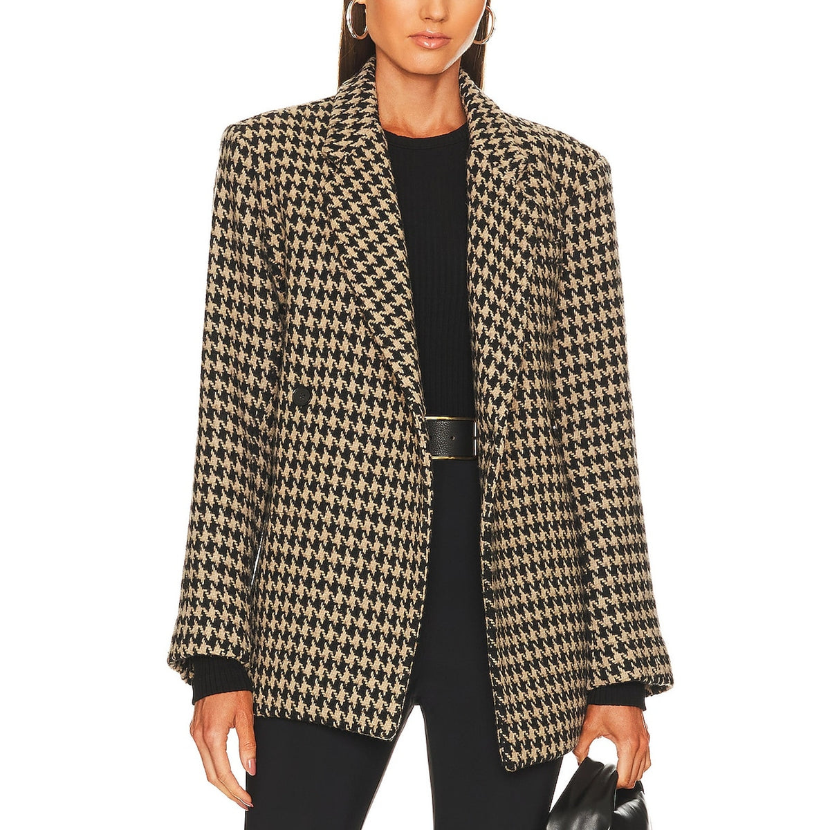 Anine Bing 'Kaia' Brown Acrylic Blazer Size XS