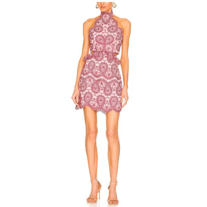Elliatt Embroidered Pink Ulani Dress Size XS