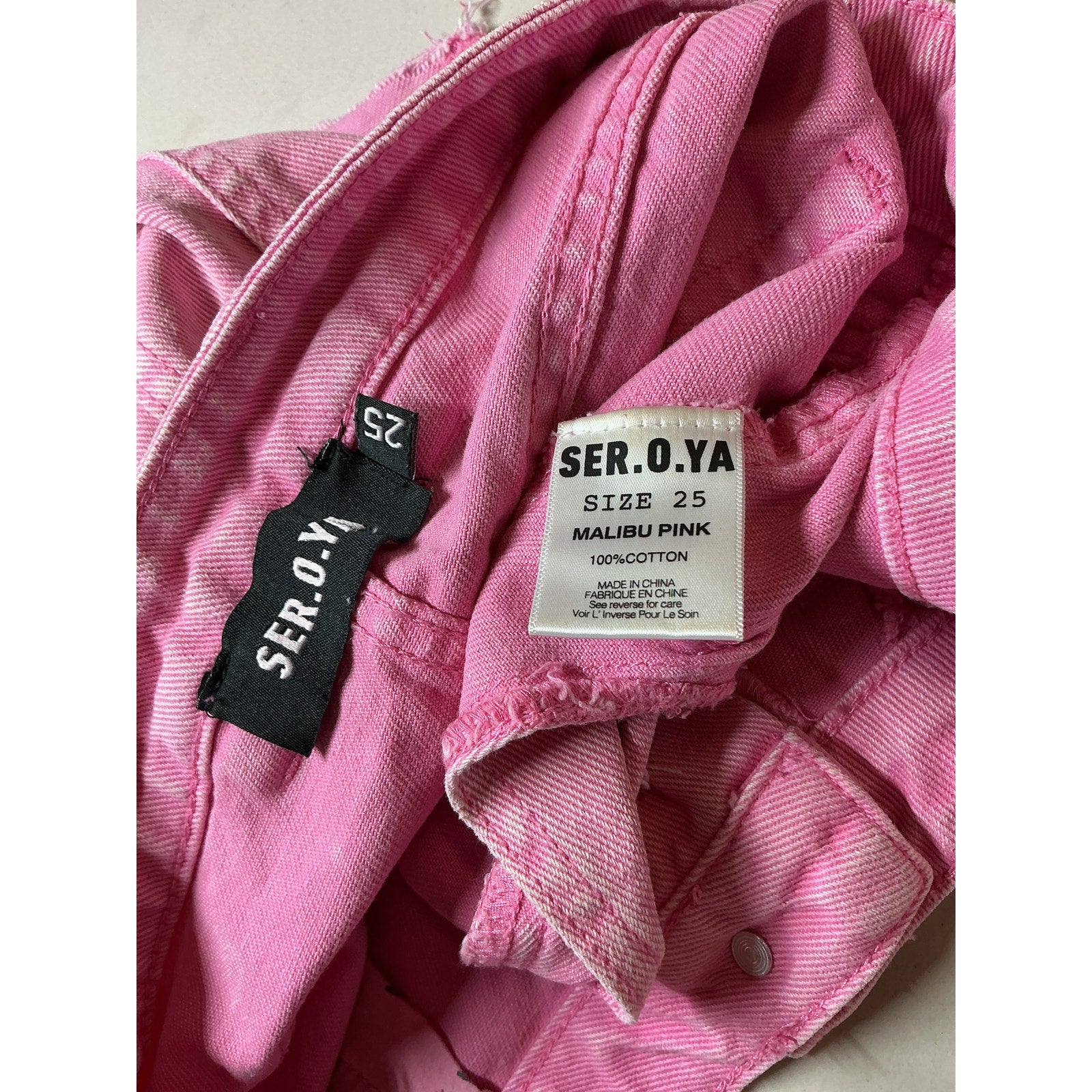 Ser.O.Ya 'Zuri' Pink Cotton Skirt Size 25