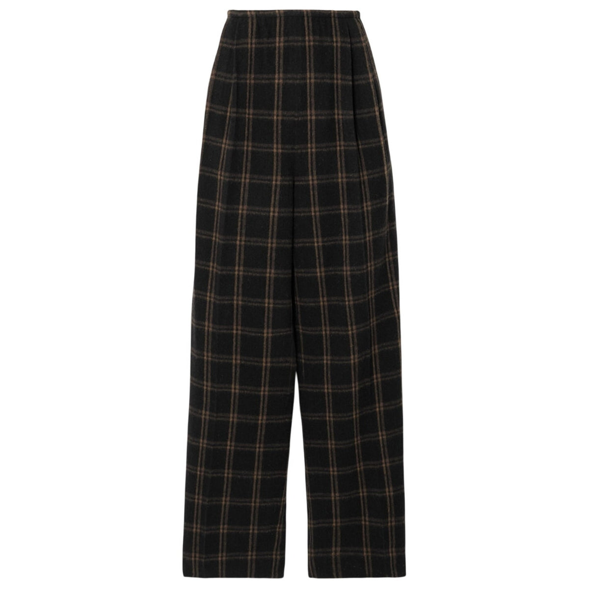 Vince Checked Black Wide Leg Pants Size 2