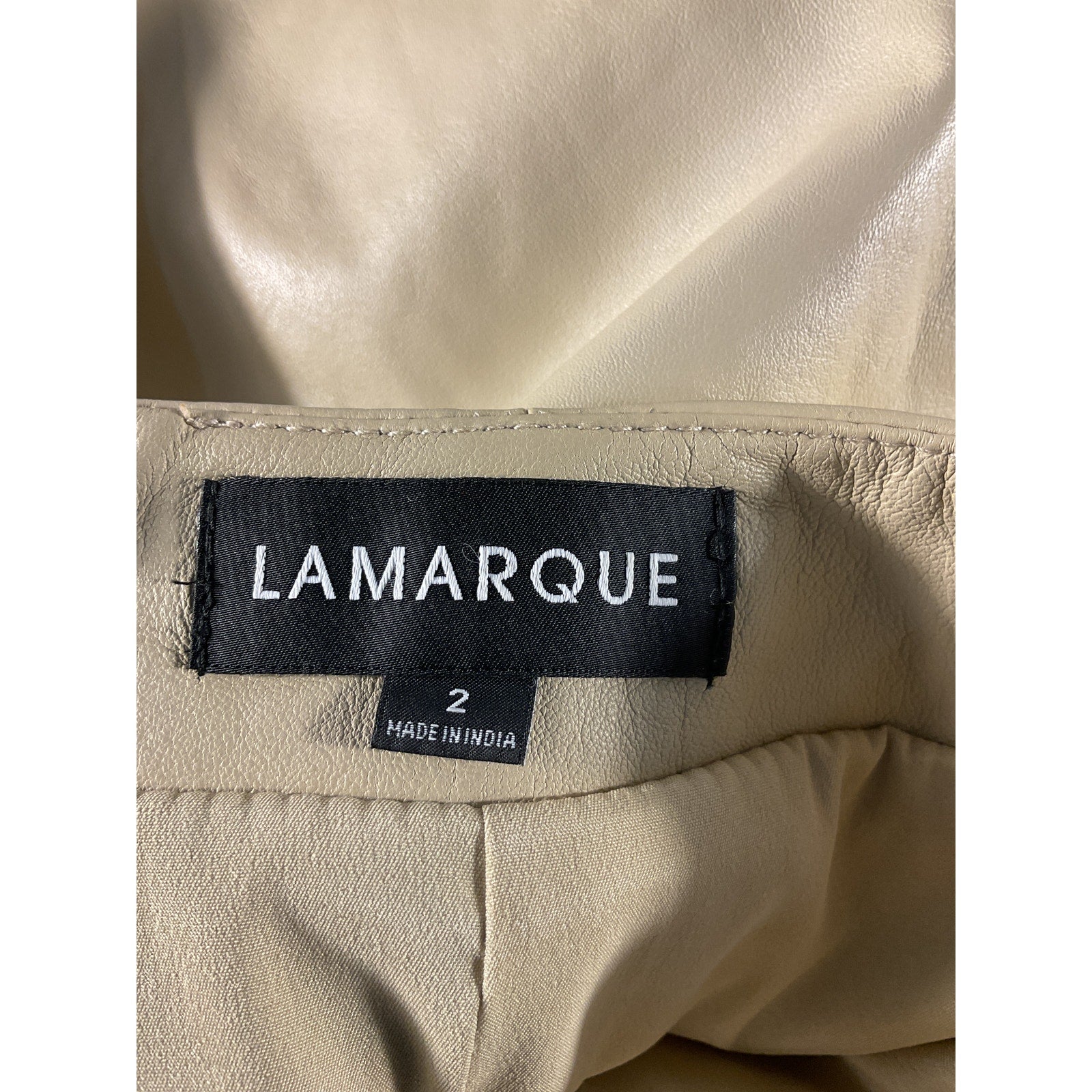 Lamarque 'Aricia' Tan Skirt Size 2