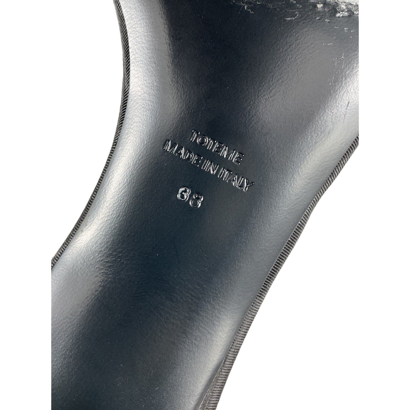 Toteme 'Moire' Black Mules Size 8