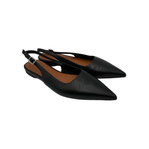 Vagabond Shoemakers Sleek Black Hermine Slingback Flats Size 37 EU / US 7