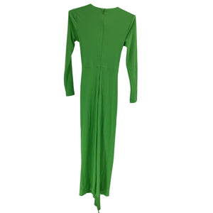 Solace London Draped Green Lorena Dress Size 0