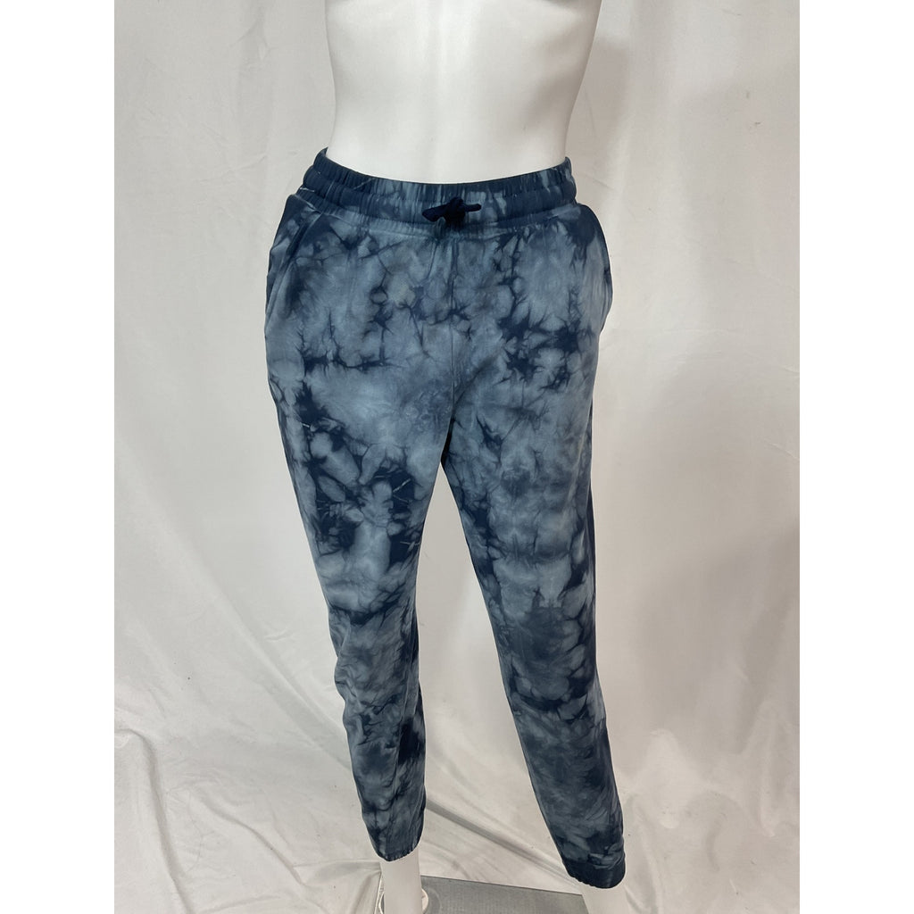 Simkhai 'Standard' Blue Cropped Cotton Tie-Dye Joggers Size XS
