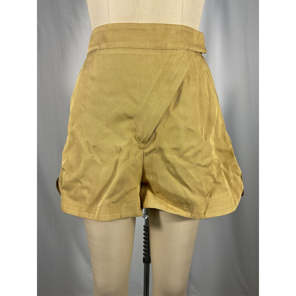 Shona Joy 'Matilda' Tan Asymmetrical Short Size 6