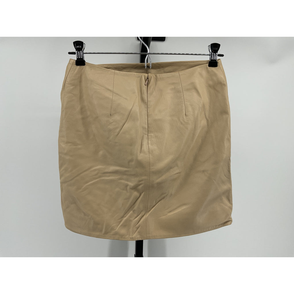 Lamarque Revolve 'Aricia' Beige Polyester Skirt Size 4 - NWT