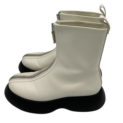 3.1 Phillip Lim Sleek Off White Mercer Ankle Boots Size 37 EU / 7 US