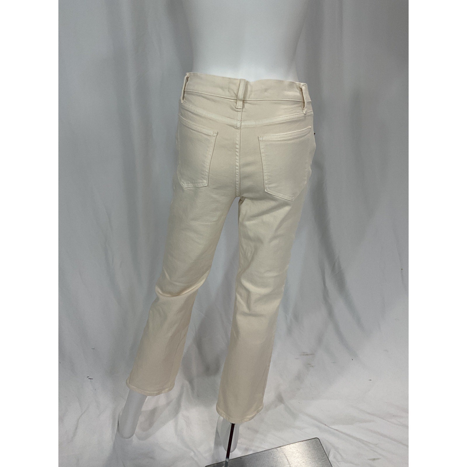 Hatch 'The Straight' Tan Leg Maternity Denim Jean Size 27