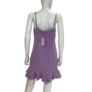Lovers And Friends Ruffled Lilac Purple Teddy Dress Size M NWT