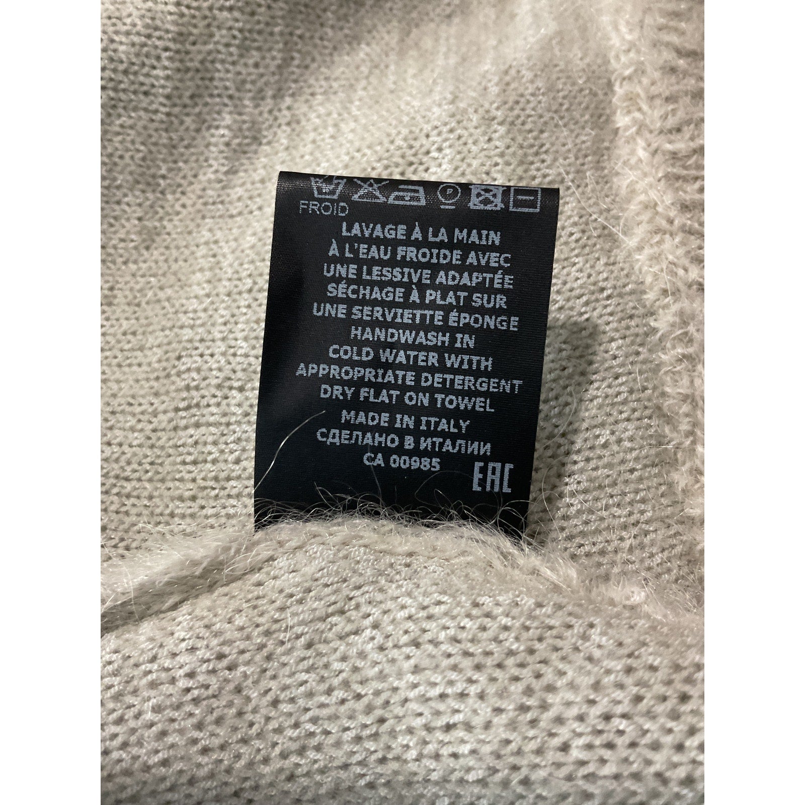 Isabel Marant 'Amina' Grey Mohair Jacket Size EU 34 / US 2