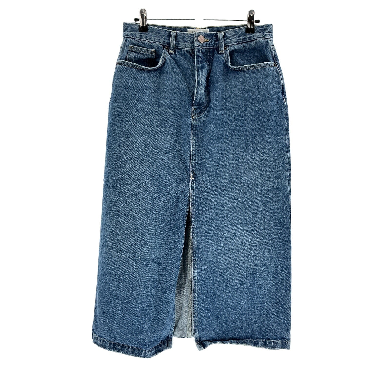 La Ligne 'The Kate' Blue Cotton Skirt Size 29