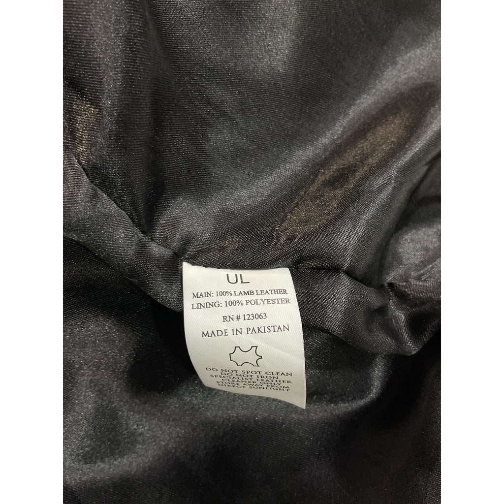 Understated Leather 'Motive' Black Jacket Size XS