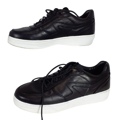Rag And Bone Classic Black Retro Court Sneakers Size 8
