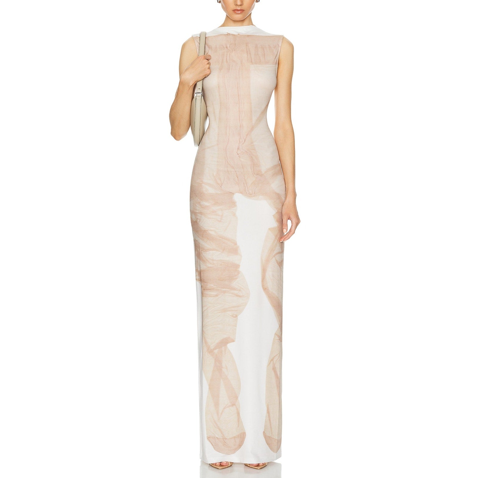 Acne Studios White Sleeveless Maxi Dress Size M - NWT