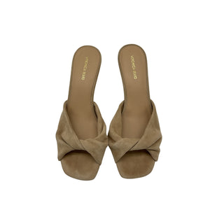 Veronica Beard 'Melli' Beige Leather Suede Sandal Size 9.5