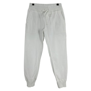 James Perse Relaxed White Mixed Media Jogger Pants Size 2