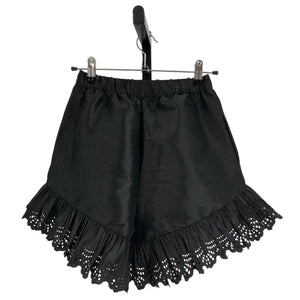 Kika Vargas Ruffled Black Frida Shorts Size 2