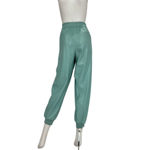 Alice + Olivia Sleek Breeze Pete Vegan Leather Pants Size XL